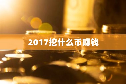 2017挖什么币赚钱