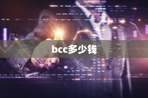bcc多少钱