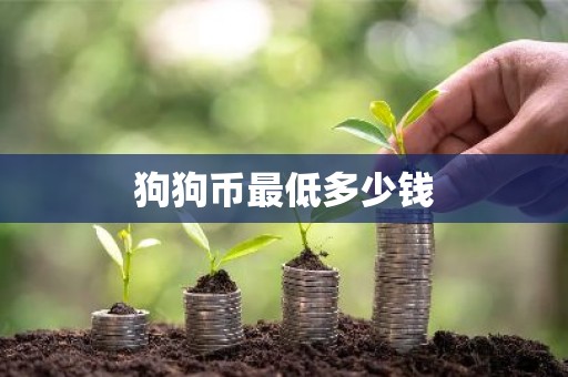 狗狗币最低多少钱