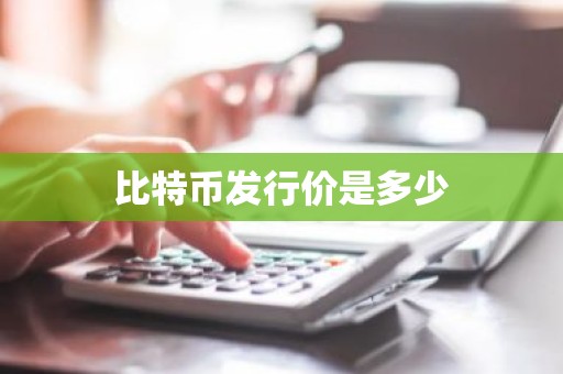 比特币发行价是多少