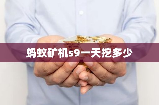 蚂蚁矿机s9一天挖多少
