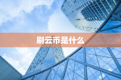 刷云币是什么