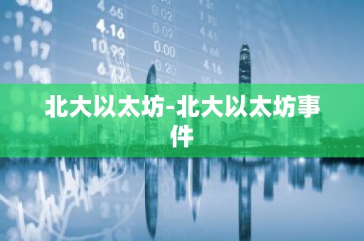 北大以太坊-北大以太坊事件