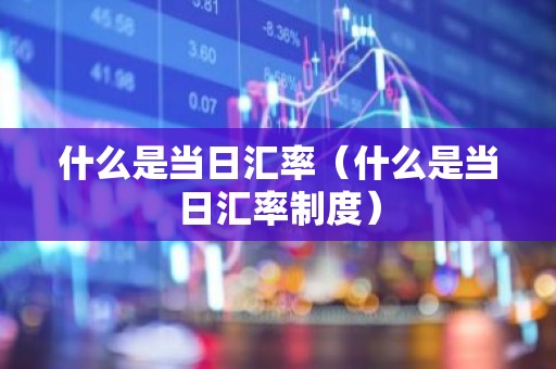 什么是当日汇率（什么是当日汇率制度）