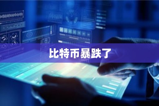 比特币暴跌了