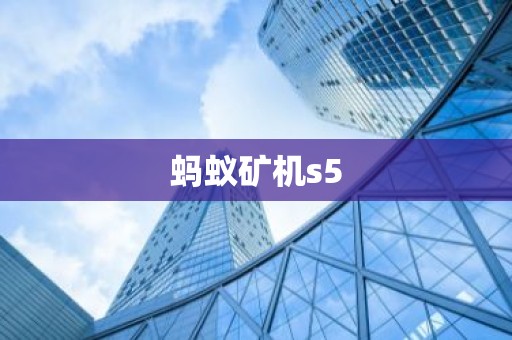 蚂蚁矿机s5