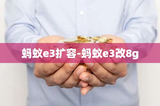 蚂蚁e3扩容-蚂蚁e3改8g