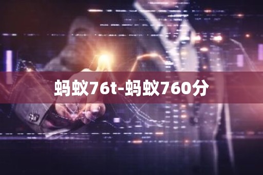 蚂蚁76t-蚂蚁760分