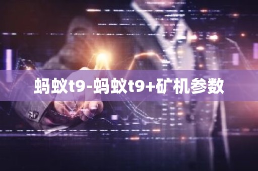 蚂蚁t9-蚂蚁t9+矿机参数