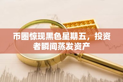 币圈惊现黑色星期五，投资者瞬间蒸发资产