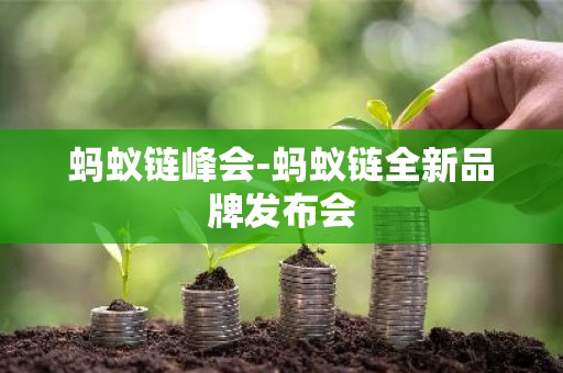蚂蚁链峰会-蚂蚁链全新品牌发布会