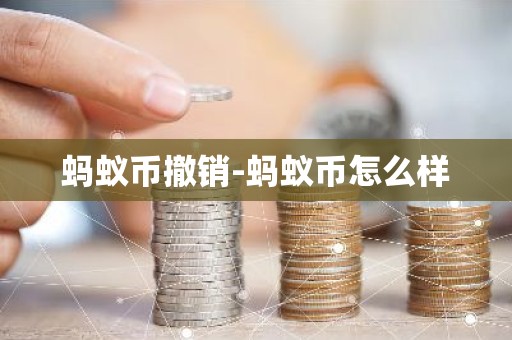 蚂蚁币撤销-蚂蚁币怎么样