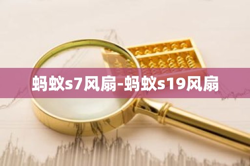 蚂蚁s7风扇-蚂蚁s19风扇