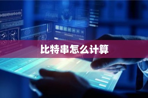 比特串怎么计算