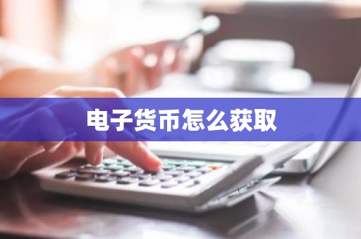 电子货币怎么获取
