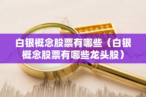 白银概念股票有哪些（白银概念股票有哪些龙头股）