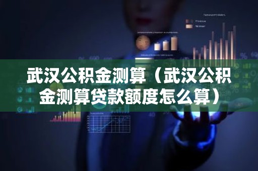 武汉公积金测算（武汉公积金测算贷款额度怎么算）