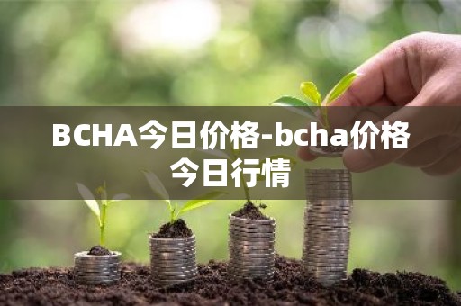 BCHA今日价格-bcha价格今日行情
