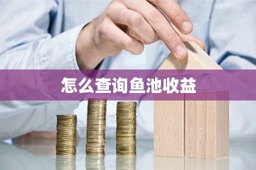怎么查询鱼池收益