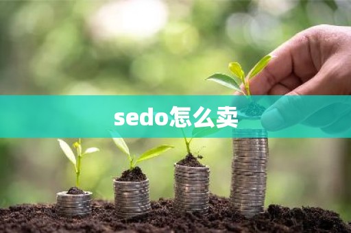 sedo怎么卖