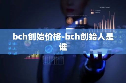 bch创始价格-bch创始人是谁