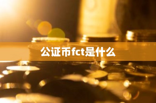 公证币fct是什么