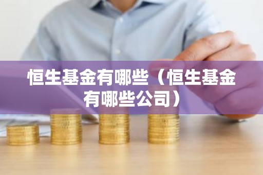 恒生基金有哪些（恒生基金有哪些公司）