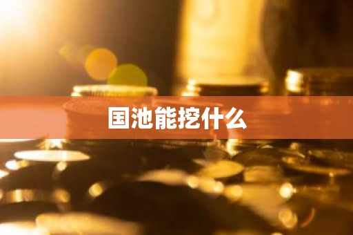 国池能挖什么