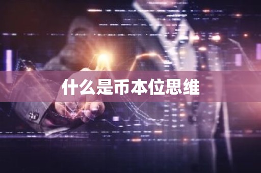 什么是币本位思维