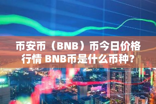 币安币（BNB）币今日价格行情 BNB币是什么币种？