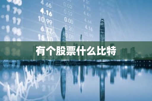 有个股票什么比特