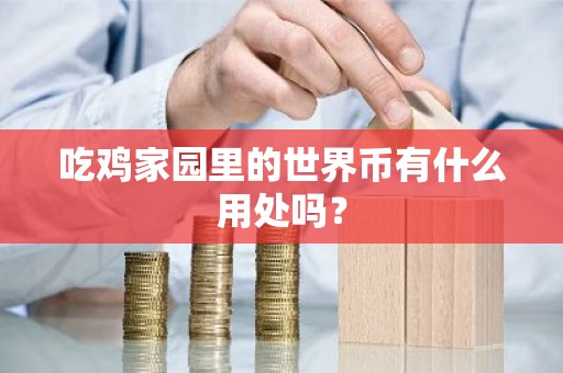 吃鸡家园里的世界币有什么用处吗？