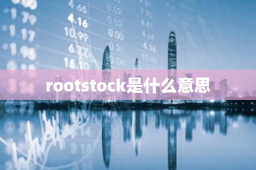 rootstock是什么意思