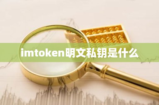 imtoken明文私钥是什么
