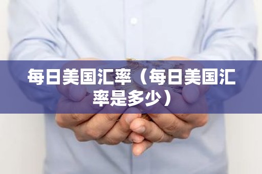 每日美国汇率（每日美国汇率是多少）