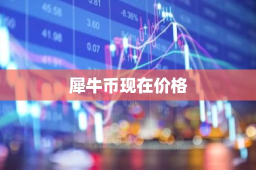 犀牛币现在价格