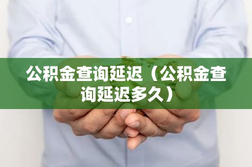 公积金查询延迟（公积金查询延迟多久）