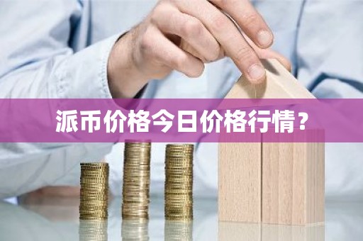 派币价格今日价格行情？