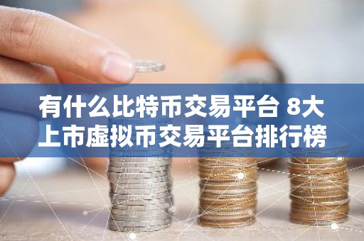 有什么比特币交易平台 8大上市虚拟币交易平台排行榜