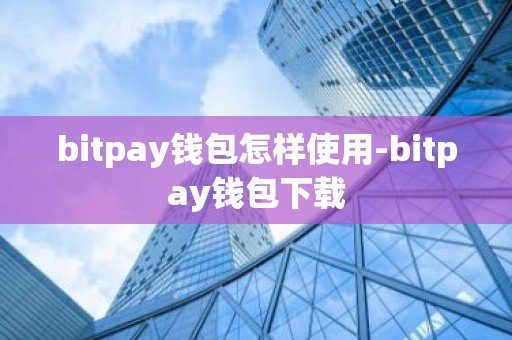 bitpay钱包怎样使用-bitpay钱包下载