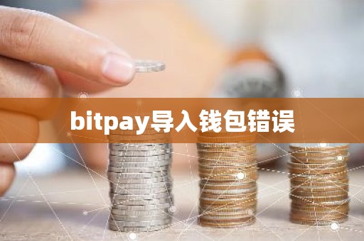bitpay导入钱包错误