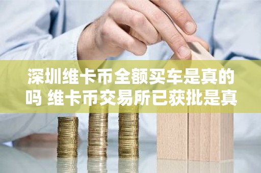 深圳维卡币全额买车是真的吗 维卡币交易所已获批是真的吗