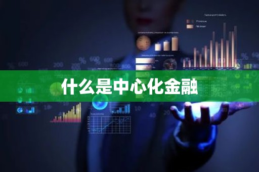 什么是中心化金融