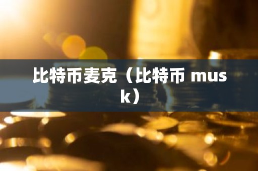 比特币麦克（比特币 musk）