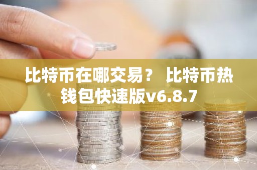 比特币在哪交易？ 比特币热钱包快速版v6.8.7