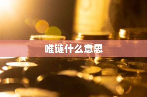 唯链什么意思