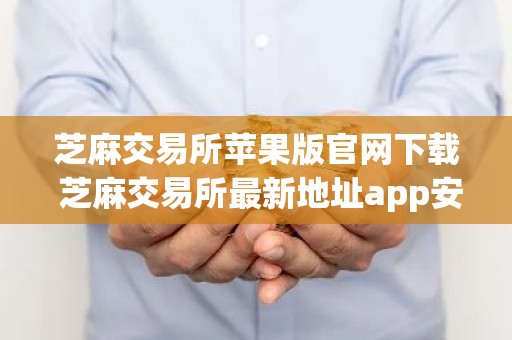 芝麻交易所苹果版官网下载 芝麻交易所最新地址app安装