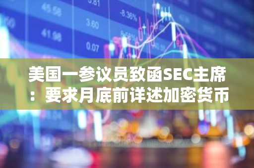美国一参议员致函SEC主席：要求月底前详述加密货币监管办法