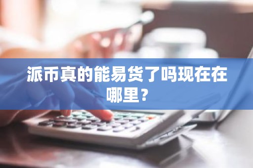 派币真的能易货了吗现在在哪里？