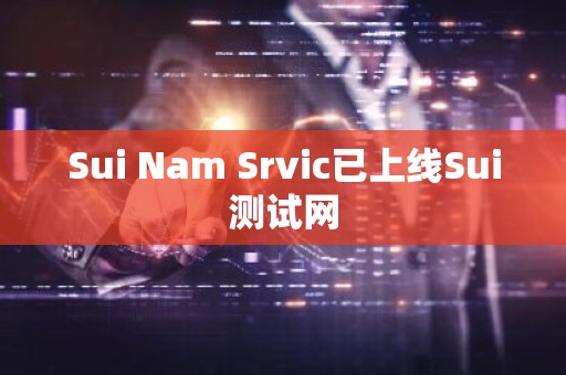 Sui Nam Srvic已上线Sui测试网
